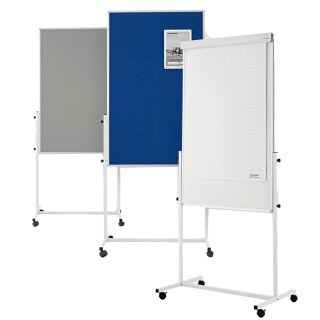 magnetoplan Universal Board (B)750 x (H)1.200 mm Filz blau Speditionsversand