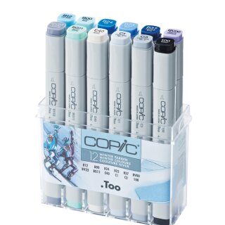 COPIC Profi Marker 12er Set Winterfarben
