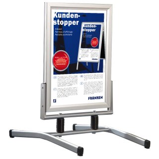 FRANKEN Plakatständer "Outdoor Plus" DIN A1 Speditionsversand