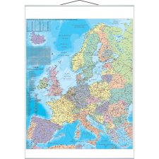 FRANKEN Europakarte laminiert 970 x 1.370 mm