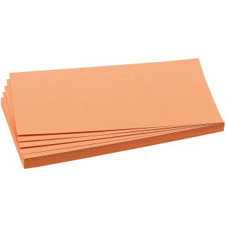 FRANKEN Moderationskarte Rechteck 205 x 95 mm orange 500 Karten