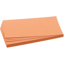 FRANKEN Moderationskarte Rechteck 205 x 95 mm orange 500...