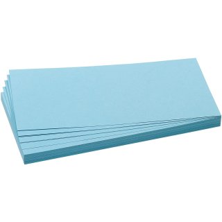 FRANKEN Moderationskarte Rechteck 205 x 95 mm hellblau 500 Karten