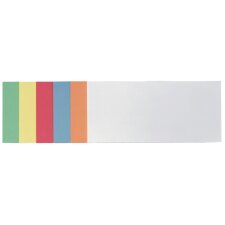 FRANKEN Moderationskarte Rechteck 545 x 95 mm sortiert...