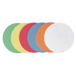 FRANKEN Moderationskarte Kreis Durchmesser: 195 mm farbig sortiert 250 Karten