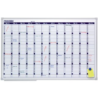 FRANKEN X tra!Line Planungstafel Jahreskalender 900 x 600 mm