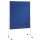 FRANKEN Moderationstafel ECO 1.200 x 1.500 mm Filz blau Speditionsversand