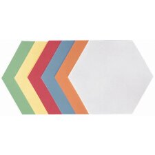 FRANKEN Moderationskarten Wabe 165 x 190 mm sortiert 130...