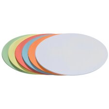 FRANKEN Moderationskarten Ovale selbstklebend 110 x 190...