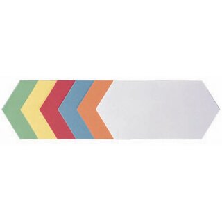 FRANKEN Moderationskarten Rhombus selbstklebend 200 x 95 mm 300 Karten