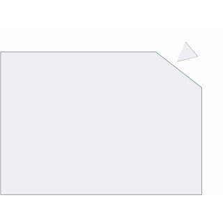 FRANKEN Magnetplatte 200 x 295 x 0,6 mm weiß