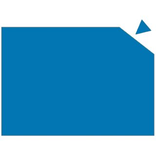 FRANKEN Magnetplatte 200 x 295 x 0,6 mm hellblau