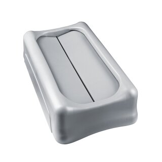 Rubbermaid Schwingdeckel Slim Jim grau