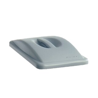Rubbermaid Deckel Slim Jim mit Griff grau