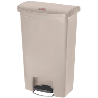 Rubbermaid Tret Abfalleimer Slim Jim 50 Liter beige