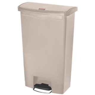 Rubbermaid Tret Abfalleimer Slim Jim 68 Liter rot