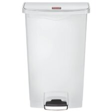 Rubbermaid Tret Abfalleimer Slim Jim 68 Liter rot