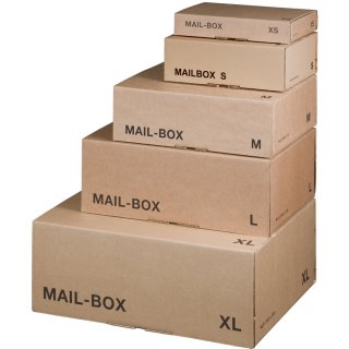 smartboxpro Paket Versandkarton MAIL BOX Größe: M braun (Preis pro Stück)