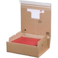 smartboxpro Paket Versandkarton PACK BOX DIN A4+ braun (Preis pro Stück)