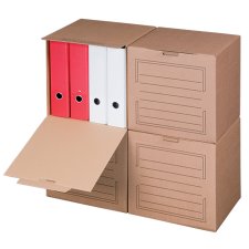 smartboxpro Archiv Container mit Frontdeckel braun (Preis...