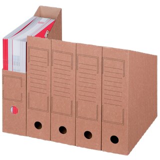 smartboxpro Archiv Stehsammler DIN A4 braun (Preis pro Stück)