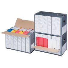 smartboxpro Archiv Container grau mit perforiertem Deckel (Preis pro Stück)