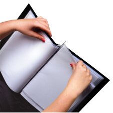 rillstab Sichtbuch "Original" DIN A4 50 Hüllen schwarz