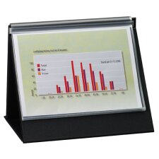rillstab Tisch Flipchart A4 quer schwarz inkl. 20...