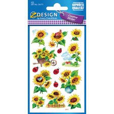 AVERY Zweckform Z Design Sticker Sonnenblumen &...