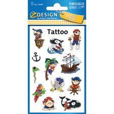 AVERY Zweckform ZDesign Kids Tattoos "Piraten"...