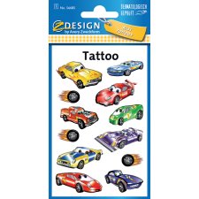 AVERY Zweckform ZDesign Kids Tattoos "Autos" 1...