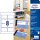 AVERY Zweckform Quick & Clean Visitenkarten matt 260 g/qm 80 Visitenkarten