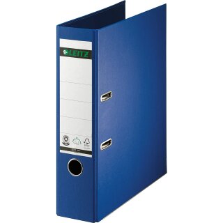 LEITZ Vollpapier Ordner 180 Grad DIN A4 80 mm blau