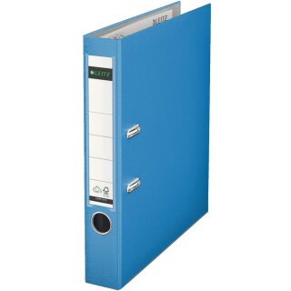 LEITZ 180 Grad Ordner DIN A4 52 mm hellblau