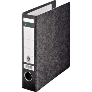 LEITZ Hartpappe Ordner 180 Grad DIN A5 56 mm schwarz