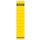 LEITZ Ordnerrücken Etikett 61 x 285 mm lang breit gelb 10 Etiketten