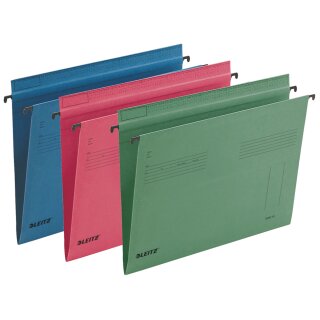 LEITZ SERIE 18 Hängemappe A4 seitlich offen rot (Preis pro Stück)