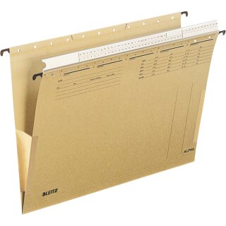 LEITZ ALPHA Hängetasche A4 mit Organisationsleiste natron (Preis pro Stück)