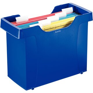 LEITZ Mini Aktei Hängeregistratur Box Plus blau
