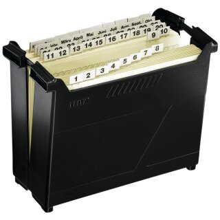 LEITZ Hängeregistratur Box Termin Set schwarz