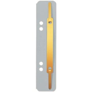 LEITZ Heftstreifen 35 x 158 mm Karton grau 25 Stück