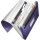 LEITZ Projektmappe Style A4 PP 6 Fächer titan blau