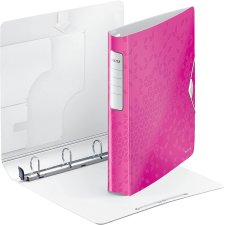 LEITZ Ringbuch Active WOW SoftClick A4 pink 4 D-Ring