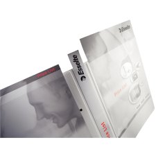 LEITZ Präsentations Ringbuch A4 Überbreite weiß 4 D Ring Rückenbreite: 51 mm
