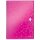 LEITZ Projektmappe WOW A4 PP 6 Fächer pink metallic