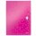 LEITZ Eckspannermappe WOW DIN A4 PP pink metallic