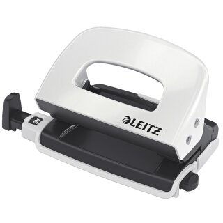LEITZ Locher Mini Nexxt WOW 5060 perlweiß