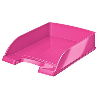 LEITZ Briefablage Plus WOW A4 Polystyrol pink metallic