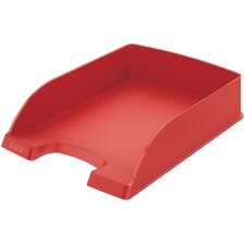 LEITZ Briefablage Plus Standard A4 Polystyrol rot (Preis...