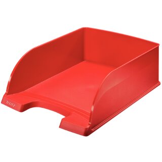 LEITZ Briefablage Plus Jumbo DIN A4 Polystyrol rot